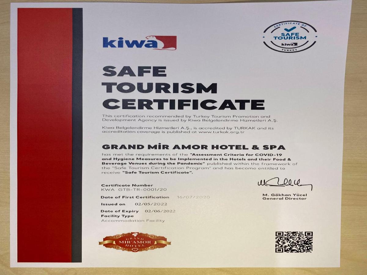 Golden Sunset Hotel&Spa Kemer Zewnętrze zdjęcie Safe Tourism Certificate